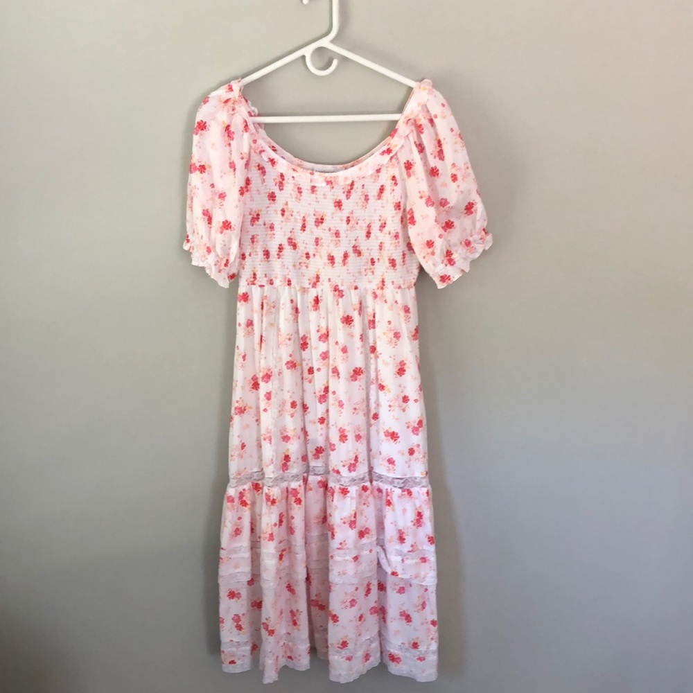 LoveShackFancy x Target White Floral Dress NWT